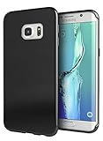 Galaxy S7 Edge Case, Cimo [Grip] Premium Slim Fit Flexible TPU Case for Samsung Galaxy S7 Edge (2016) - Black
