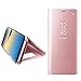 MChoice for Samsung Galaxy Note 8, Luxury Smart Window Sleep Wake up Flip Leather Stand Holder Case Cover(Rose Gold)