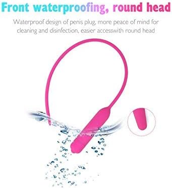 SuperFuN Electric Multi-Speeds Handheld V-ībrânting Ûrethral Sound Waterproof High Quality Soft Silicone Uřêthřal Sounding for Men