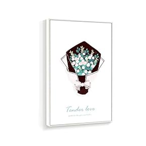 Framed Canvas Wall Art for Living Room, Bedroom Beautiful Bunch Flowers Canvas Prints for Home Decoration Ready to Hanging - 16x24 inches