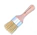 Chalk Mountain Brushes Large Round Chalk Furniture Paint Wax or Stenciling Brush. Designed for Maximum Comfort with Aluminum Ferrule to Ensure no Rusting
