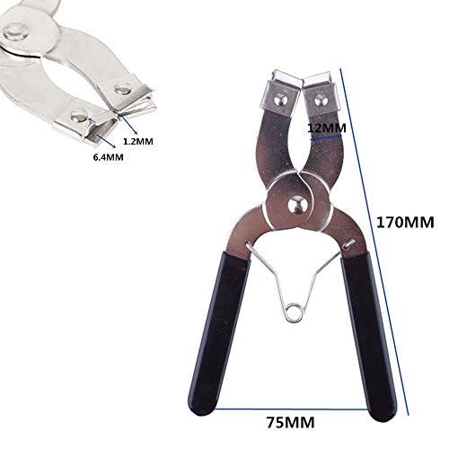 OSOF Car Engine Piston Ring Installer Removal Kit, 3 Inch & 4 Inch Car Engine Piston Ring Compressor Tool + Adjustable Piston Ring Pliers