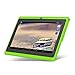 Yuntab 8GB Y88 7 inch Tablet Google Android 4.4 Quad-core Tablet PC HD 1024x600 Resolution with Dual Camera Google Play Pre-loaded External 3G Netflix, Skype, 3D Game Supported (Green)