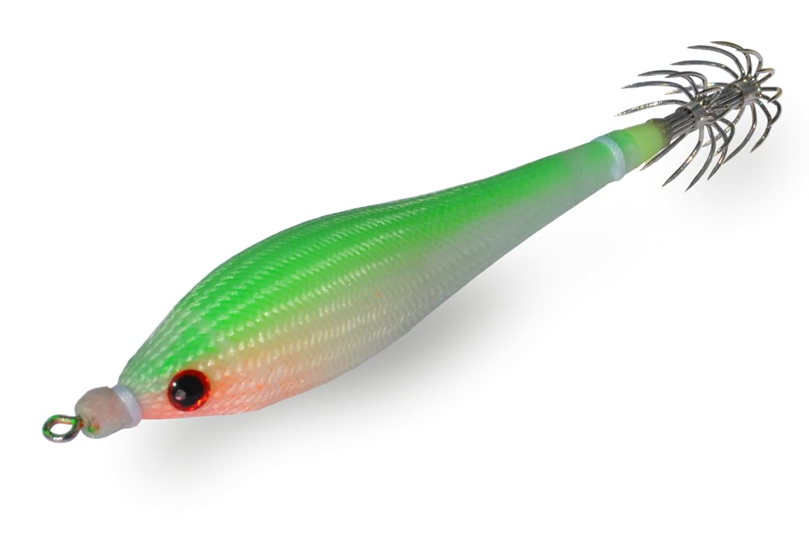 DTD SQUID JIG SOFT COLOR GLAVOC - 6.5CM - green, 02, 6.5, 2.0