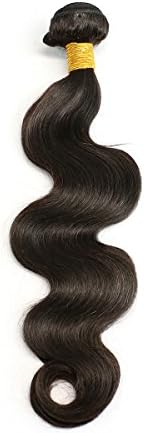 JK Top Quality Brazilian Virgin Hair Body Wave Remy Human Hair Extensions Natural Color Human Hair Weave Weft Tangle Free 1 Bundle Double Weft 20 inches