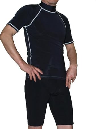 Amazon あったか水着 メンズ Tシャツ ロングパンツ 上下セット 男性