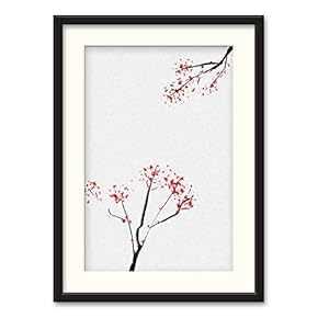 Black Paper Framed Canvas Wall Art...