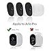 LANMU Silicone Skin Compatible with Arlo Pro/Pro 2, Weatherproof Protective Cover Case, Accessories, Clear Night Vision（3 Pack）