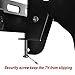 Happyjoy ±15° Tilting TV Wall Mount Bracket for 23-55 Inch Samsung Sony LG VIZIO Sharp LED/LCD/Plasma TVs Max VESA 400mmx400mm,165lbs Capacity Super Strong with Bubble Level Included