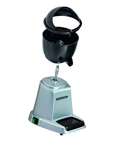 Proctor Silex Commercial 66900 Electric Citrus Juicer, 3 Reamer Sizes for Oranges, Lemons, Limes and Grapefruits, Removable Bowl, Strainer, Splashguard, Drip Tray, Black/Grey - Thumbnail 5