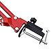 GB-Tech Upgraded Professional Adjustable Desktop Microphones Boom Arm Suspension Mic Scissor Arm Stand Holder for Blue Yeti Snowball Microphone and Blue Yeti Nano(Red)