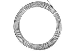 LAUREOLA INDUSTRIES Laureola 1/16" Stainless Steel Aircraft Wire Rope 304 Grade 7x7-100ft, 250ft, 500ft, 1000ft, 1500ft, 2500ft, 5000ft
