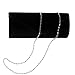 FASHIONROAD Evening Clutch, Vintage Velvet Envelope Clutch Purses For Women, Retro Handbags For Wedding And Party Black