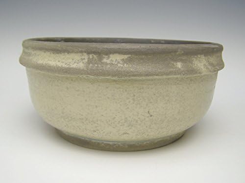 Raku modern succulent planter Contemporary cactus planter pot grey off white Ceramic Flower pot herb Modern planter dish garden Pottery plant pot 6 3/4 x 3 1/4 inches