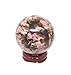 NSC Trading 50mm Pink Rhodonite Crystal Gemstone Sphere with Stand