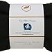 Lavender Eye Pillow - Migraine, Stress & Anxiety Relief - #1 Stress Relief Gifts for Women - Made in The USA, Organic Flax Seed Filled! (Black - Organic Cotton)