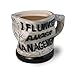 BigMouth Original Anger Management Holds 16 oz, Ceramic Coffee, Tea Mug, Funny Novelty Gift