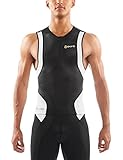 SKINS Men's Tri 400 Sleeveless Triathlon Top with Zip
