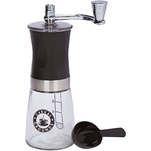 UPC 743167804516, Casual Grounds Manual Coffee Grinder with Scoop Spoon