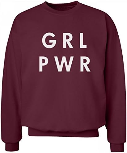 The Bride's Girl Power: Unisex Hanes Ultimate Crewneck Sweatshirt