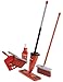 Casdon Henry & Hetty Toys - Henry Cleaning Trolley - Red Henry-Inspired Toy Playset with Mop, Brushes, Dustpan, & Accessories - Kids Cleaning Trolley Set - For Children Aged 3+