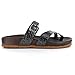 Corkys Women's Santa Ana Strappy Slip On Sandals Pewter