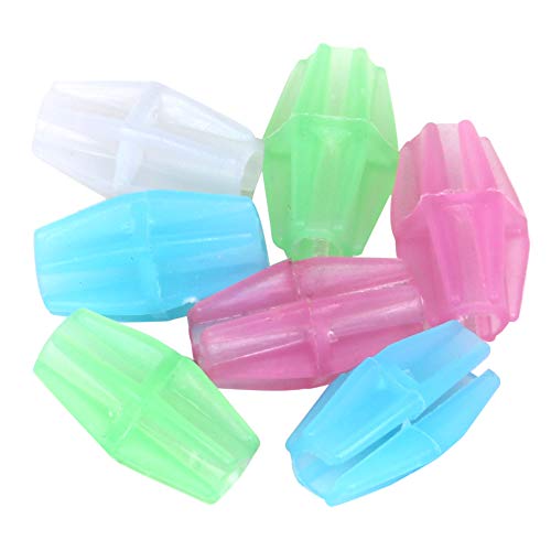 TRIXES 100PC Bicycle Spokey Dokey Beads – Neon Bright Multicoloured