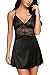 Avidlove Women's Sexy Lingerie Satin Nightgowns Lace Chemises Mini Sleepwear