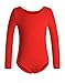 DANSHOW Girls' Team Basic Long Sleeve Leotard for Toddler Gymnastics Dance Ballet(2KD3028-L-04)