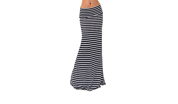 Falda Maxi Falda Falda Rayada Larga Falda Larga Falda Larga Especial Estilo  Falda Faldas Largas para Mujer Casual Moda Joven Falda Larga Floja Verano  (Color : Als Bild, Size : 2XL): Amazon.es: