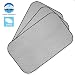 Highly Absorbent Reusable Washable Pet Training Pads with Waterproof Bottom (Pack of 3) Grey Fit Standard Cage primary