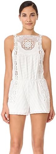 Saylor Women's Talya Romper, White, Medium