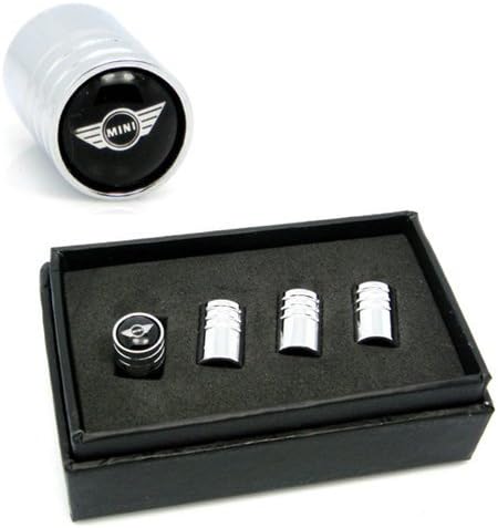 TKXT Zinc alloy Mini Logo Tire Stem Valve Caps Apply For Mini Cooper