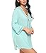 ADORNEVE Women Sexy Beachwear Bikini Cover up V-neck Hollow out Lace Lounge Dress