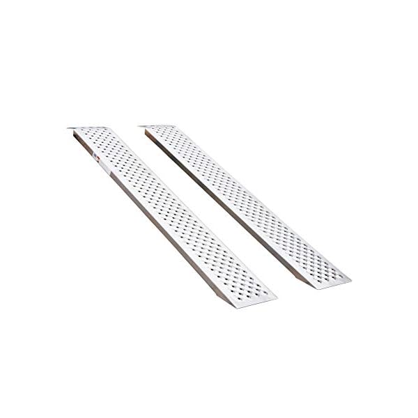 Laderampe Auffahrrampe Auffahrschiene Alu Aluminium 400KG Motorrad Rampe 150cm