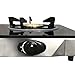 Deluxe Propane Gas Range 2 Burner Stove Tempered Glass Cooktop Auto Ignition