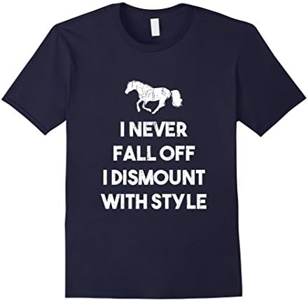 Mens Horse Lover T Shirt - Funny Equestrian Shirt - Horse Gifts Medium Navy