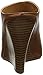 Nine West Women's Creative Leather Wedge Sandal