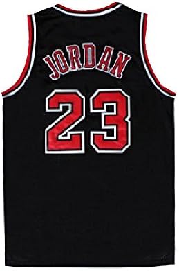 matide Men's Jordan Jerseys Chicago 23 Basketball Jersey Limited Edition Black (S)