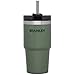 Stanley Adventure Reusable Vacuum Quencher Tumbler with Straw, Leak Proof Lid, Insulated Cup, Maintains Heat for 4 Hours, Cold for 5 Hours, and Ice for 30 Hours - 20oz