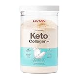 H.V.M.N. Keto Collagen+ Powder: Collagen Supplement with Collagen Peptides & MCT Powder - 100% All Natural Ingredients - Keto Diet Approved - 25 Servings (Unflavored)