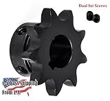 40B09H 5/8" Bore B Type Sprocket Hardened 9 Teeth for 40 Roller Chain