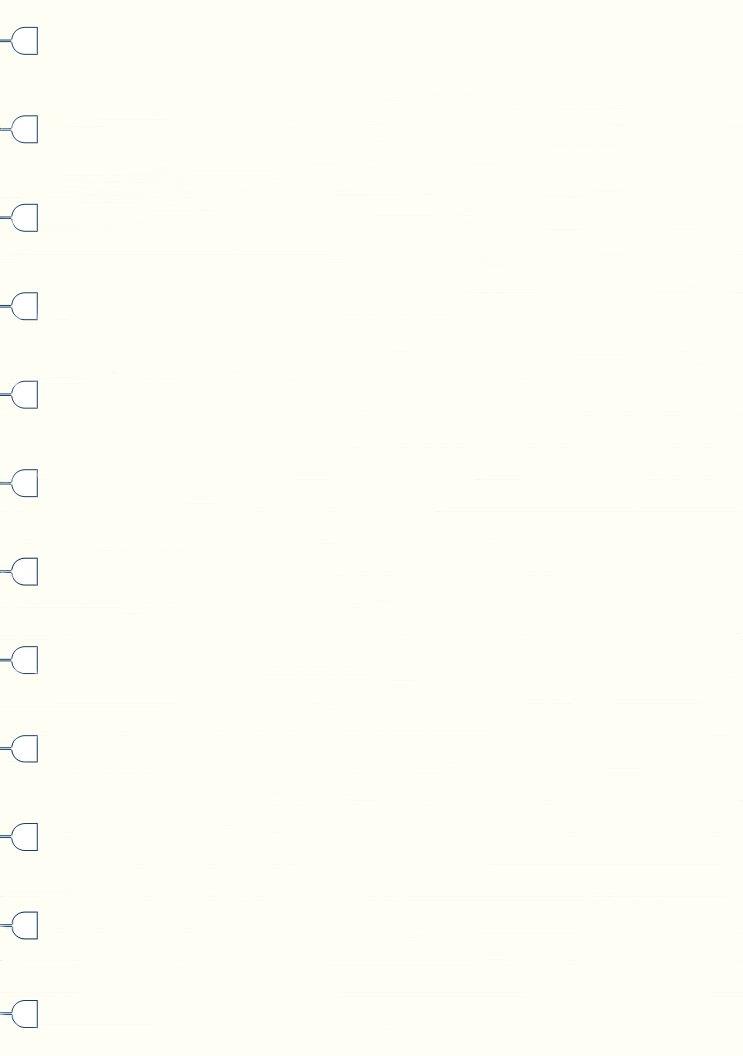 Filofax A4 Refillable Notebook Plain Notepaper, White