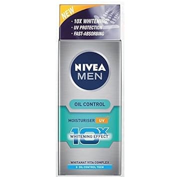 Nivea For Men Advanced Whitening Oil Control Moisturizer UV, 40ml (Pack of 2)