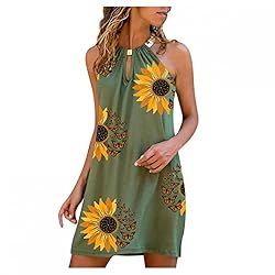 Tianjinrouyi Dress Women's 3D Mini Tank Dress Shirt