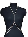Shoopic Layered Crossover Harness Waist Bikini Body Chain for Women