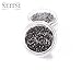 Neitsi NON-Silicone Nano Rings Beads for Nano Tip Remy Hair Extensions (500pcs, Dark brown)