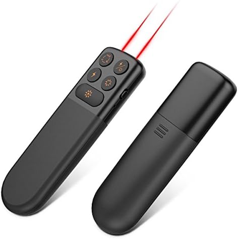HANHAOPEAK Cat Toys, Cat Chaser Toys Pet Interactive Light Pointer with Dual Lights Source Cat Exercise Toys Fun Training Tool for Pet Cats Dogs, Powerd by Two AAA Batteries (Black)