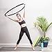 UNPARALLELED Adjustable Weighted Hula Hoop for Adults Weight Loss - Large Weighted Hula Hoops for Exercise - Weighted Hula Hoop for Women - Fitness Weighted Hula Hoops 3lb - Weighted Hoola Hoop