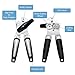 Manual Can Openers,CCHOME Stainless Steel Manual Tin Opener with Ergonomic Anti Slip Grip Handle, Built-in Bottle Opener,Smooth Ultra Sharp Cutting Tools with 2 Spare Blades